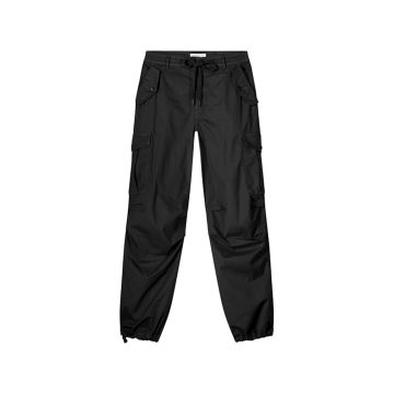 Summum Loose cargo pants brisk cotton stretch twill Zwart foto 1