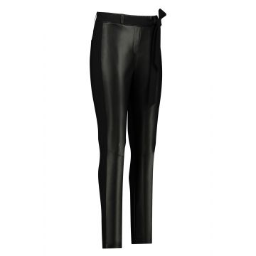 Studio Anneloes Margot leather trousers Zwart foto 1