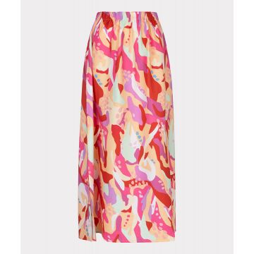 EsQualo Skirt long split Heat Wave Multi Colour foto 1