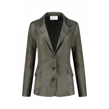 Helena Hart Blazer cargo biker Groen foto 1