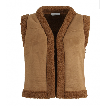 Enjoy Gilet teddy Camel foto 1