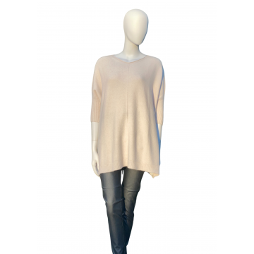 Alexandre Laurent Paris  Trui Viscose Lang Beige foto 1