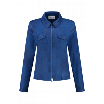 Helena Hart Blazer Cooper Biker Kobaltblauw foto 1