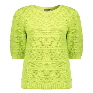 Geisha Top crochet Lime groen foto 1