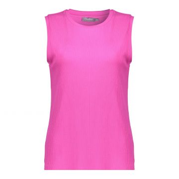 Geisha Top rib sleeveless Fuchsia foto 1