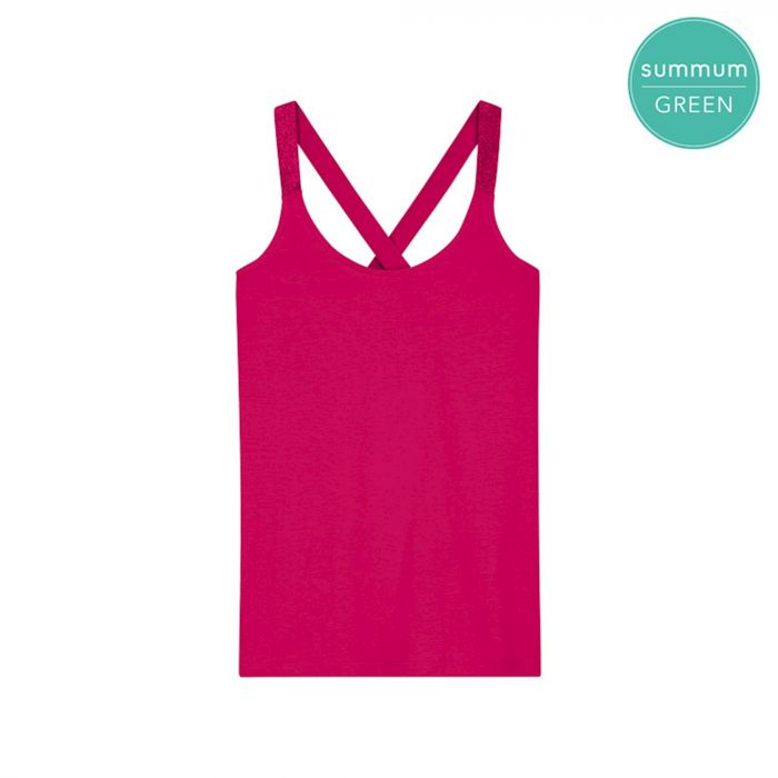 Landgoed tarief Fokken Summum Singlet crossband organic cotton ea luxury basics Roze | LAVIE  Womenswear